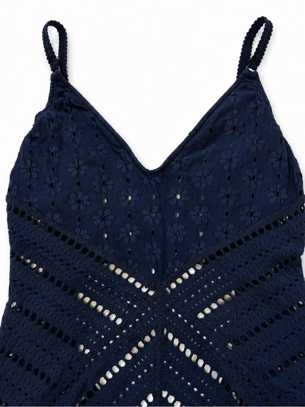 Robin Piccone Clarissa One Piece Swimsuit In Midnight Navy Sz 10 Bathing Suit